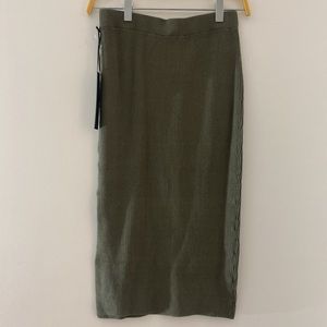 House of Harlow A-line Pencil Midi Skirt.